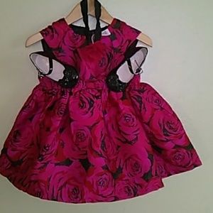 Children place baby girl dress and shoes